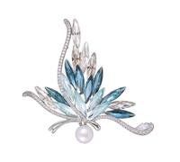 Broche papillon en alliage pour femme - Broche tendance étincelante pour vêtements pour femme - Convient pour embellir toutes les tenues, Métal
