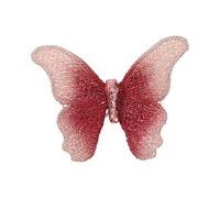 Broche papillon en tissu supplémentaire, couture complexe, détails non allergènes, usure constante, ajout de confort, broche en tissu artisanal