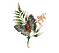 Broche Papillon Florale Élégante Bijoux En Alliage Pour Événement Formel Et Usage Quotidien Broche De Rehausseur De Tenue Polyvalente