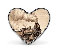 Broche papillon gravée « Treeland » en forme de cœur pour homme et femme, accessoire de costume, épinglette en émail léger de 2,5 cm, pour sacs à dos, chapeaux, sacs et cordons.