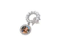 Broche papillon ovale et ronde avec protection en verre pour une utilisation à long terme