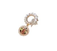Broche papillon ovale et ronde avec protection en verre pour une utilisation de longue durée