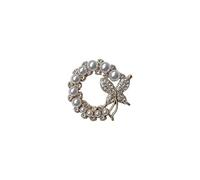 Broche papillon ovale et ronde avec protection en verre pour une utilisation de longue durée, accessoires formels d ' affaires