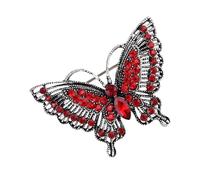Broche papillon rétro en alliage robuste - Cadeau pour fête des mères, anniversaire, fête, robe, décoration de robe - Bijoux papillon uniques pour femme, taille unique, Comme décrit