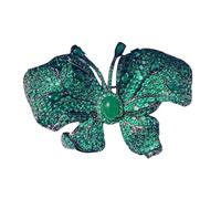Broche papillon robuste en alliage de qualité supérieure avec broche élégante pour collier d'aile pour un accessoire polyvalent de style de garde-robe, taille unique, Comme décrit