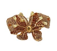 Broche papillon robuste en alliage de qualité supérieure avec broche élégante pour collier d'aile pour un accessoire polyvalent de style de garde-robe, taille unique, Comme décrit