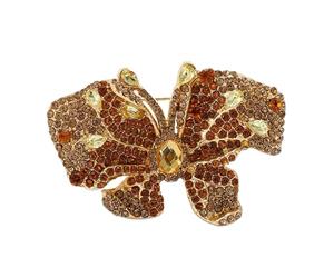 Broche papillon robuste en alliage de qualité supérieure avec broche élégante pour collier d'aile pour un accessoire polyvalent de style de garde-robe, taille unique, Comme décrit