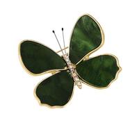 Broche papillon scintillante avec base en alliage, détails complexes, accessoire de mode polyvalent pour améliorer les tenues, accessoire de bijoux papillon, taille unique, Comme décrit