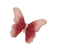 Broche papillon tendance en alliage sans danger pour la peau, design respirant pour peaux sensibles, taille unique, Comme décrit