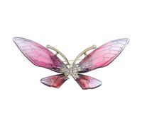 Broche papillon transparente unique avec base en alliage - Cadeau idéal pour la fête des mères ou un anniversaire - Broche papillon en acrylique, taille unique, Comme décrit