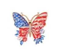 Broche patriotique Unique papillon 250e jour de l ' indépendance, accessoire à la mode, broche patriotique, papillon festif