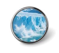 Broche Perito Moreno Glacier pour sac à dos - Broche décorative mignonne pour femmes et hommes - Broches de revers pour costumes - Badges tendance pour chapeaux, sacs à dos, sacs à main, vestes, rev