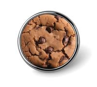 Broche personnalisée en forme de biscuit au chocolat, en alliage d'aluminium, de 2,5 cm (1 pouce), idéale pour décorer sacs à dos, chapeaux, costumes et vestes.