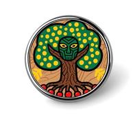 Broche personnalisée représentant un esprit de l'arbre (1 pouce), style vintage, idéale pour décorer sacs, chapeaux, vestes, sacs à dos, costumes, chemises, vêtements et bijoux. Cadeau parfait pour f