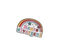 Broche piment arc-en-ciel robuste en métal, pin's créative, parfaite pour les fêtes, les événements scolaires ou un usage quotidien, broche humoristique de poivron, Einheitsgröße, comme décrit