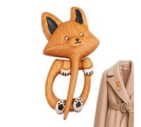 Broche Pin en Bois Bijoux Fantaisie Tendance En Forme D'Animaux