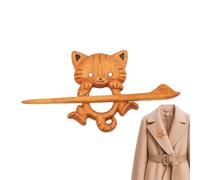 Broche Pin en Bois Bijoux Fantaisie Tendance En Forme D'Animaux