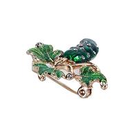 Broche plastron pour collier - Accessoires de concombre - Design mignon - Commodité littéraire - Fabrication créative et exquise - Traitement attrayant