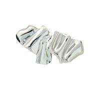 Broche plissée artistique en forme d'ange fabriquée à la main en acier inoxydable pour un look tendance et avant-gardiste, s'adapte à différents vêtements, élégante épingle ange, Einheitsgröße, comme