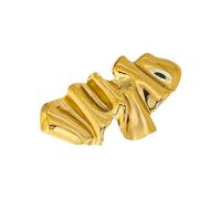 Broche plissée en acier inoxydable avec ange artistique pour un look avant-gardiste - Convient aux tenues - Broche minimaliste, One Size, Comme décrit