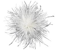 Broche Plume Broche en plumes d'autruche colorées, épingles à revers, clips for foulards, for femmes et hommes, vêtements de luxe, bijoux, accessoires pour la Fête(Dark pink)