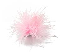Broche plume Broches de corsage en plumes, broches d'autruche, épingles à revers, accessoires bijoux(Color-20)