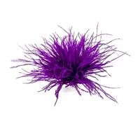 Broche Plume Broches de corsage en plumes, broches d'autruche, épingles à revers, accessoires bijoux pour la Fête(Color-02)