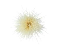 Broche Plume d'Autruche, Broche de Costume Élégante pour Femme, Accessoire de Mode pour Blazer, Robe, Mariage, Soirée, Cadeau, 15cm (A18)