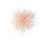 Broche Plume d'Autruche, Broche de Costume Élégante pour Femme, Accessoire de Mode pour Blazer, Robe, Mariage, Soirée, Cadeau, 15cm (A22)