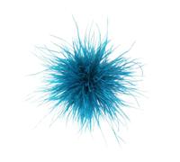 Broche Plume d'Autruche, Broche de Costume Élégante pour Femme, Accessoire de Mode pour Blazer, Robe, Mariage, Soirée, Cadeau, 15cm (A16)
