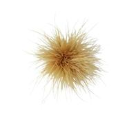 Broche Plume d'Autruche, Broche de Costume Élégante pour Femme, Accessoire de Mode pour Blazer, Robe, Mariage, Soirée, Cadeau, 15cm (A12)