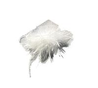 Broche Plume Femme Doux Plumes D'autruche Clip Cheveux Broche Broche Accessoire Cheveux Coiffure Coiffure Pour Filles Femmes Anniversaire Mariage Fête Plage, 1 Stücke, Plume d'autruche
