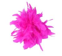Broche Plume Femme Élégante - Lot de 1 Fleur en Plume Artisanale 20cm, Accessoire Mode pour Costumes, Robes de Cocktail, Mariage et Défilés, Style Classique & Chic (A16)