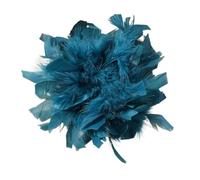 Broche Plume Grande broche en plumes colorées de 20 cm for femme, accessoire de luxe fait à la main for fête(Color 04)