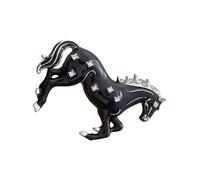 Broche polyvalente en forme de cheval d'animal pour costume robe décontractée au galop Broche tendance en alliage de métal robuste unisexe broche unisexe, taille unique, Comme décrit