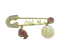 Broche polyvalente en forme de lettre de dinde en alliage avec détails pour toutes les occasions, broche tendance polyvalente, One Size, Comme décrit