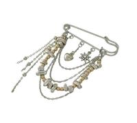 Broche polyvalente en métal pour mettre en valeur les vestes, pulls, sacs pour un charme sans effort pour les vêtements, One Size, Comme décrit