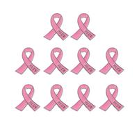 Broche polyvalente inspirée du ruban avec matériaux en alliage robuste - Accessoire pour un style personnalisé - Symbole d'espoir en alliage, taille unique, Comme décrit