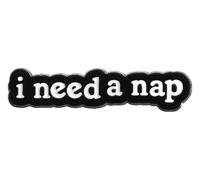 Broche pour amoureux du sommeil : broches et citations drôles en émail, Klein, Métal non précieux