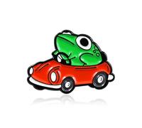 Broche pour enfants en forme d'animal coquin, Alliage, Pierre secondaire