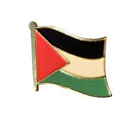 Broche Pour Fermer Un DéColleté Insigne de drapeau d'amitié de soutien la Palestine, caractéristiques l'insigne broche Palestine Pins Enfant (Green, 3cm)