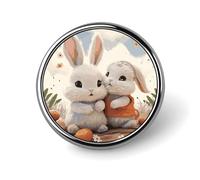 Broche pour homme et femme - Épinglette ronde en métal « Sorcière et balai » pour chemises, vestes et chapeaux