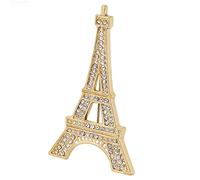 Broche pour robe Corsage de costume en strass en forme de tour | Épingles de revers élégantes et scintillantes pour pull femme, écharpe, manteau, veste, banquet,