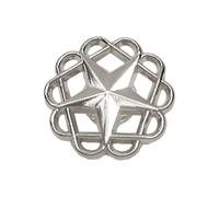 Broche pratique en alliage solide - Accessoire de mode pour les lanceurs de tendances et les fournitures de bureau - Décontracté - Badge tendance, taille unique, comme décrit