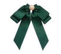 Broche pré-nouée pour femme avec nœud papillon élégant pour écharpe, chemise, chemisier noir, 21 cmx18 cm, Plastique, comme description