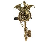 Broche punk épingle à nourrice tendance steampunk pince à cheveux col en épingle à cheveux pour femmes et filles cool manteau épingle homme steampunk gothique broche en métal pince à cheveux femme