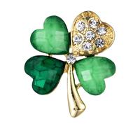 Broche Quatrefoil 312042 Or-vert