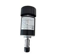 Broche refroidie à l'air 0,2 kW ER11 Mandrin CNC 200W Moteur de broche + pinces de 52 mm + alimentation + gouverneur de vitesse for DIY CNC 24V1000 0rpm,Plus stable(Package 1)