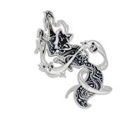 Broche renard sur le thème étoilé scintillant robuste Kirsite léger et tendance qui ne ternit pas Accessoire confortable en alliage, taille unique, Comme décrit