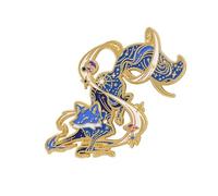 Broche renard sur le thème étoilé scintillant robuste Kirsite léger et tendance qui ne ternit pas Accessoire confortable en alliage, taille unique, Comme décrit
